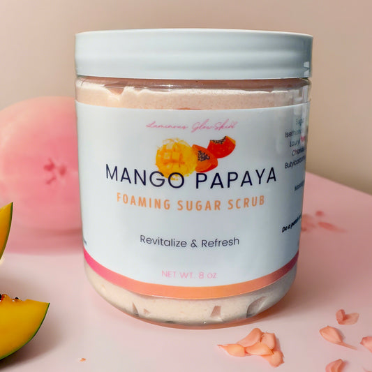 Mango Papaya Foaming Sugar Scrub